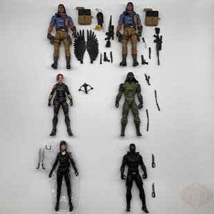 25.1.7 特种部队GIJOE 6寸 精灵 红发 双节棍 男爵夫人 面具人