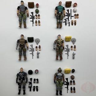 26.1.10 可配特种部队GIJOE 的阿尔法突击队 兵人皮筋人全配总汇1