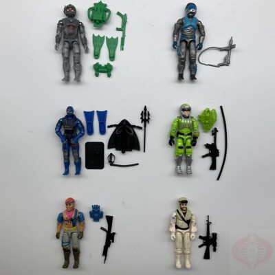 26.7.15 特种部队GIJOE 老版 毒鳗 七鳃鳗 海怪 西菲 扎达尔 冻伤