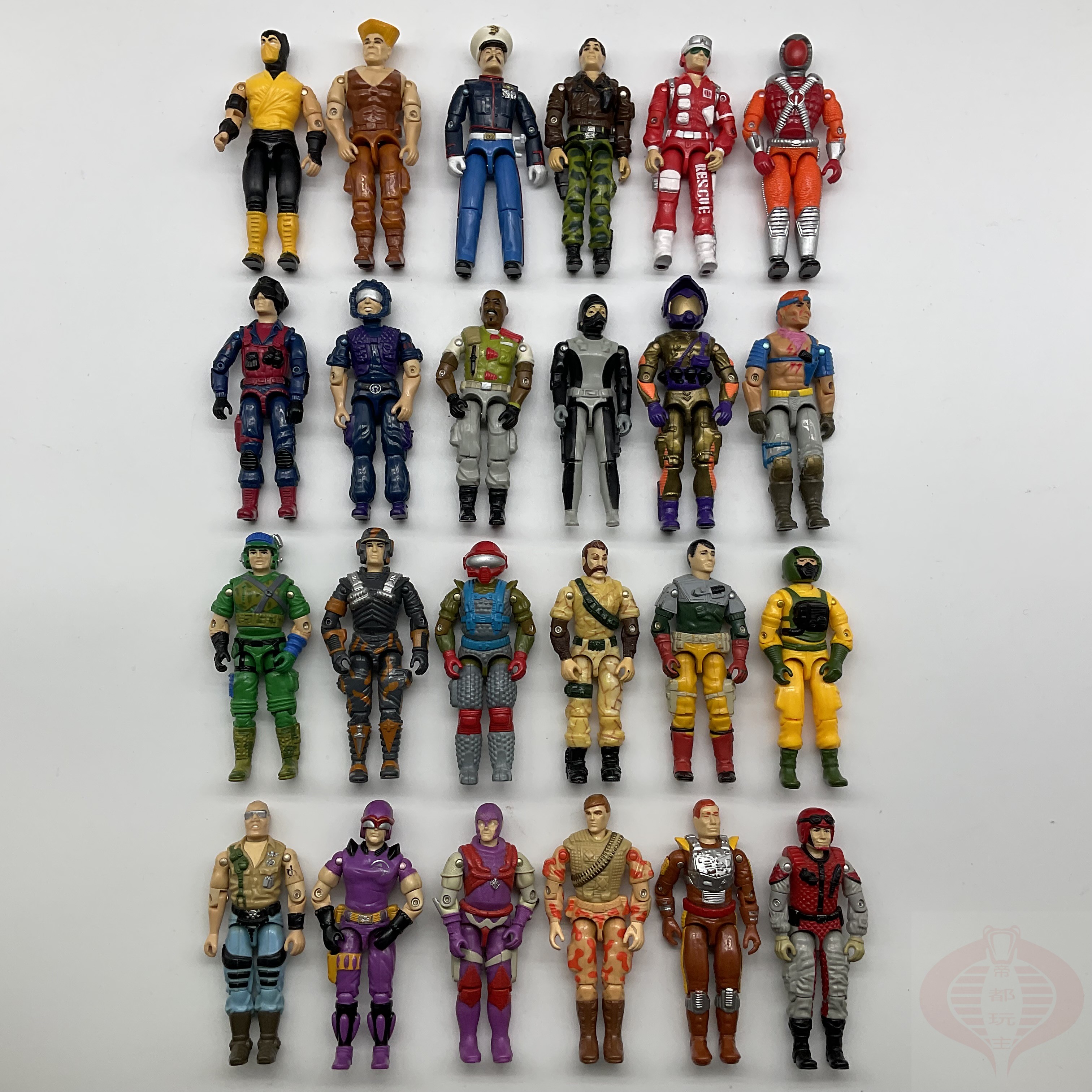 26.6.20 特种部队GIJOE 老版 散人 兵人 皮筋人 霹雳人 特价1