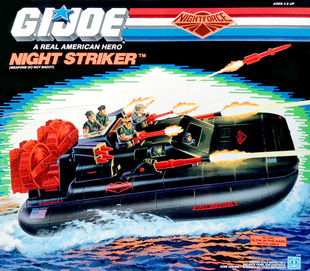 特种部队 GIJOE 老版 兵人 载具 1988年 夜袭队暗夜打击者 1:18