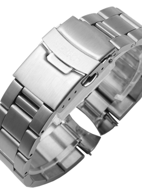 精钢表带代用seiko5号水鬼
