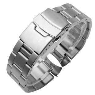 精钢表带表链男22 20代用SEIKO精工5号水鬼SKX007|SKX175|SKX173