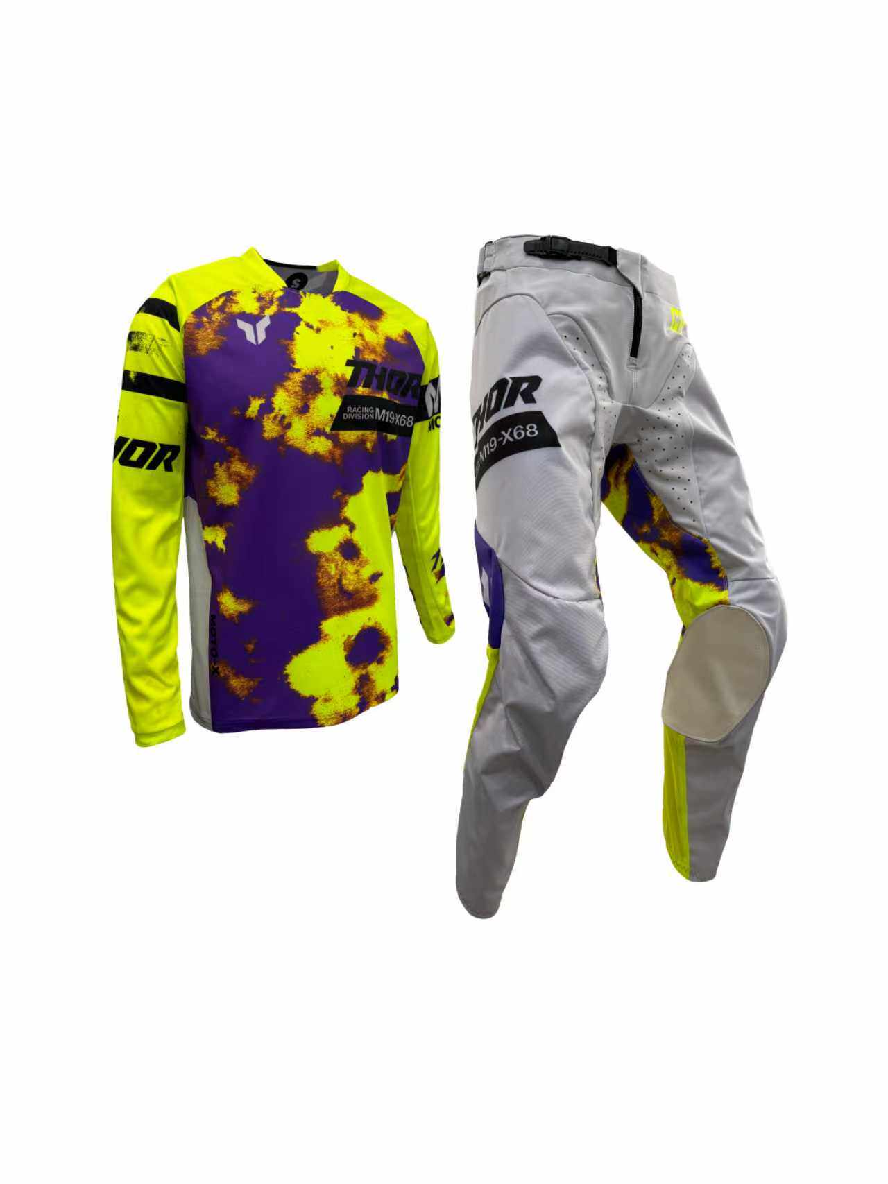 四季越野赛车服骑行雷神THOR套装越野摩托车骑行服牛皮防烫防摔男