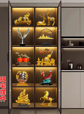现代简约客厅酒柜电视柜摆件