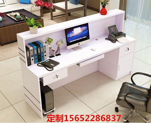 转角收银台公司前台服装店奶茶店美容院柜台饭店吧台维修台接待桌