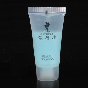 酒店宾馆用品 洗簌旅行者洗发露15ML 瓶装 一次性洗发露