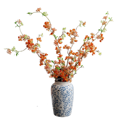 仿真花客厅餐桌茶几雪柳唯美