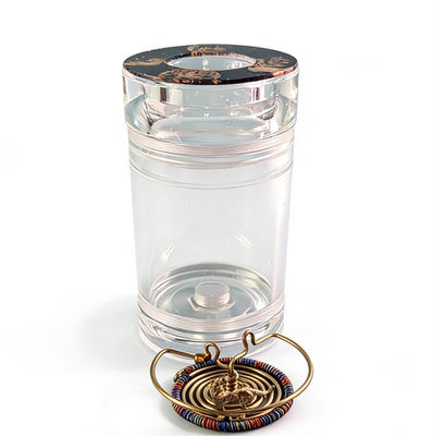 高级鸣虫虫具宠物用品活体用品徐一舟水晶60独眼老虎簧蝈蝈叫罐子