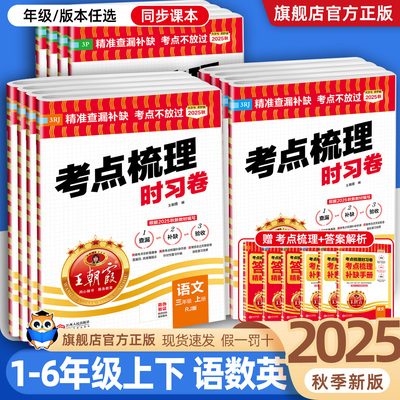 2025秋新版王朝霞考点梳理时习卷