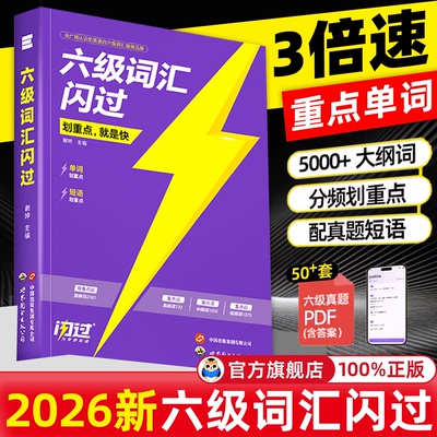【备考2026.6】六级词汇闪