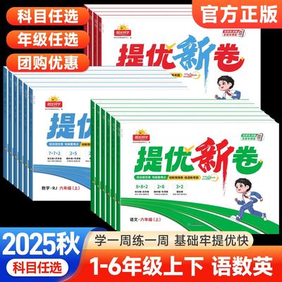 2025新版阳光同学提优卷小