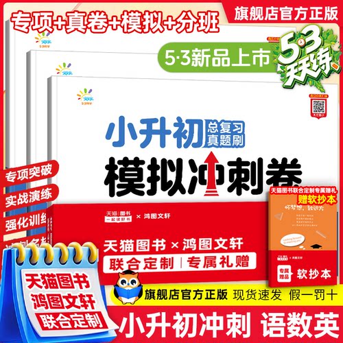 53小升初总复习语数英全套