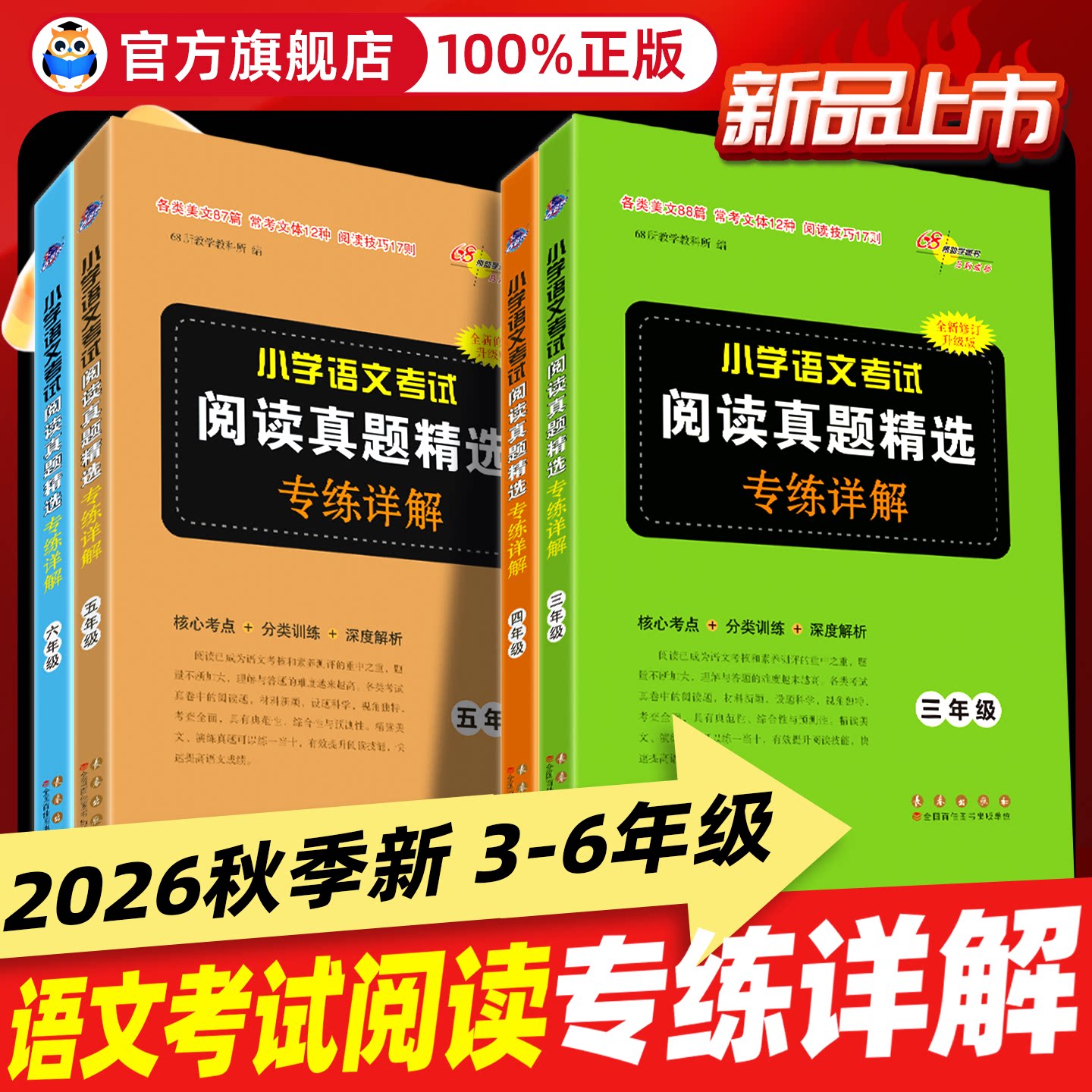 小学语文阅读真题精选3-6年级图片