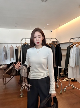 widelia加绒长袖打底衫女2025年秋冬新款修身显瘦内搭弹力T恤上衣