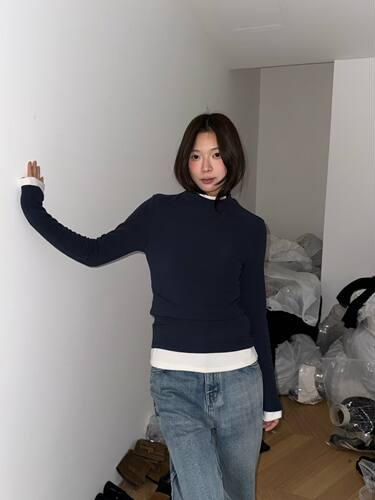 waitmore显瘦内搭加绒半高领小立领打底衫女2025秋冬百搭长袖上衣