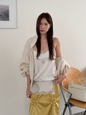 waitmore百搭休闲吊带连衣裙女