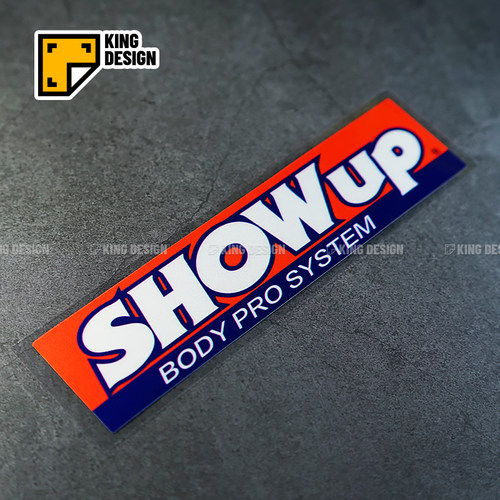 国王show日系风格划痕遮挡贴花