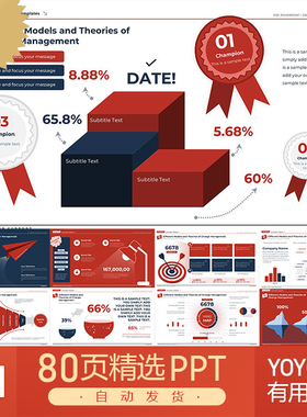 商务汇报工作财务运营咨询管理逻辑图表数据可视化高级感PPT模板