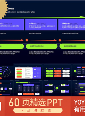 YOYOON互联网科技大厂会议总结汇报公司介绍UI界面元宇宙PPT模板