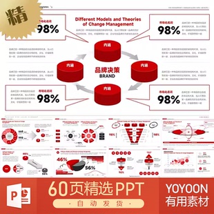 BCG波士顿咨询投行财务报表数据财报统计总结分析模型管理PPT模板