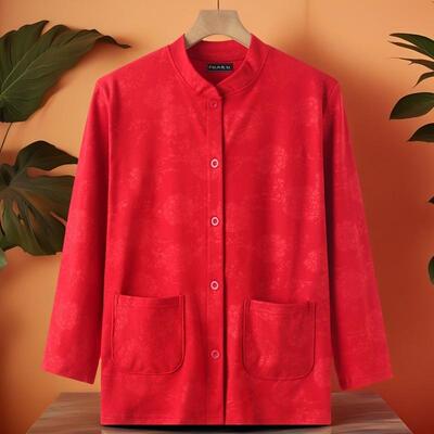 中老年女德绒保暖衣大码秋衣