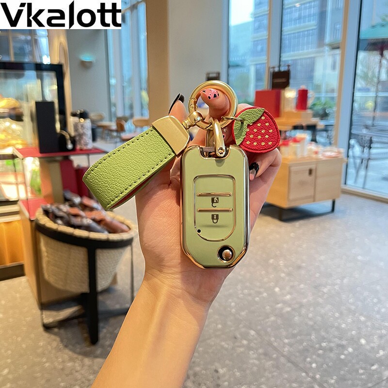 专用本田crv钥匙套雅阁九代杰德xrv缤智飞度皓影凌派思域车壳扣女