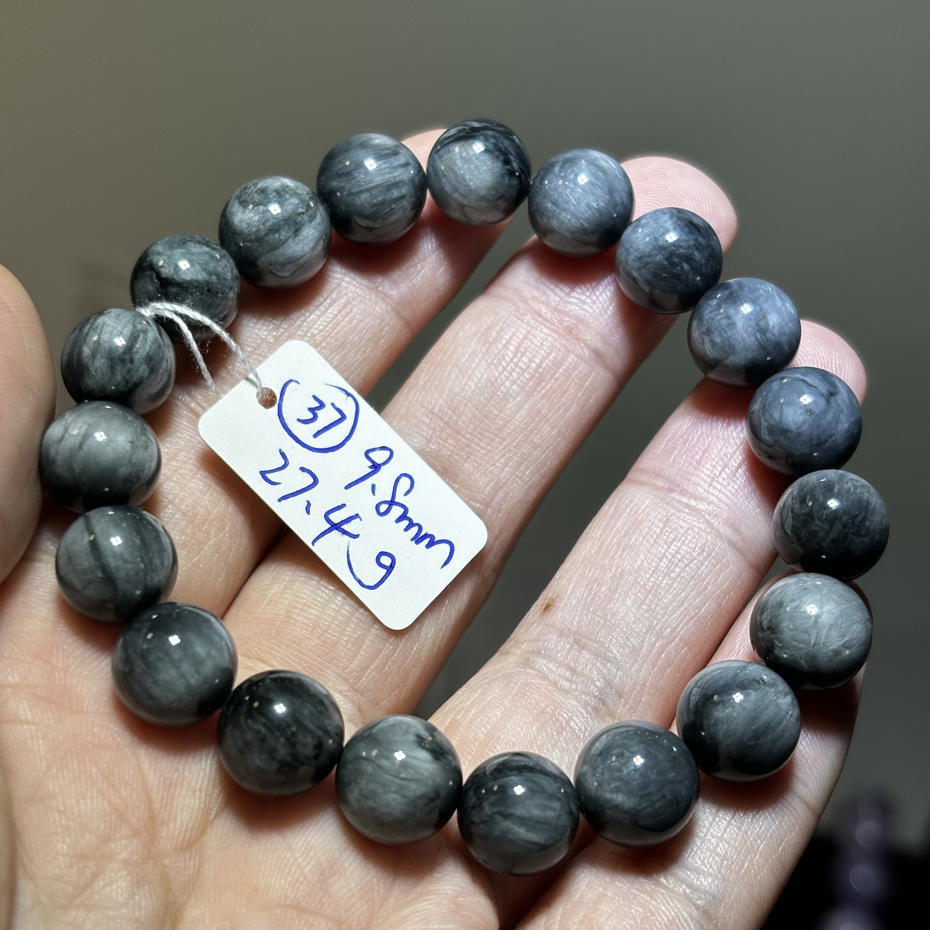 天然鹰眼石木变石手串男女款手串 个别珠有瑕疵手串一物一图