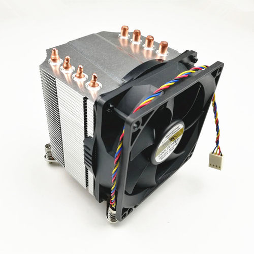金钱豹3u4管服务器cpu散热器风扇