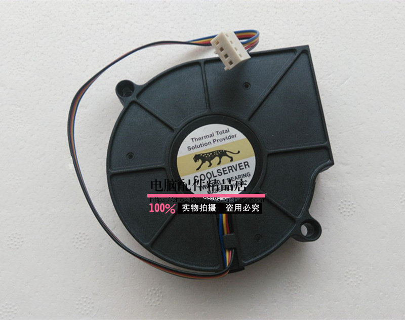 金钱豹涡轮风扇双滚珠cpu散热器