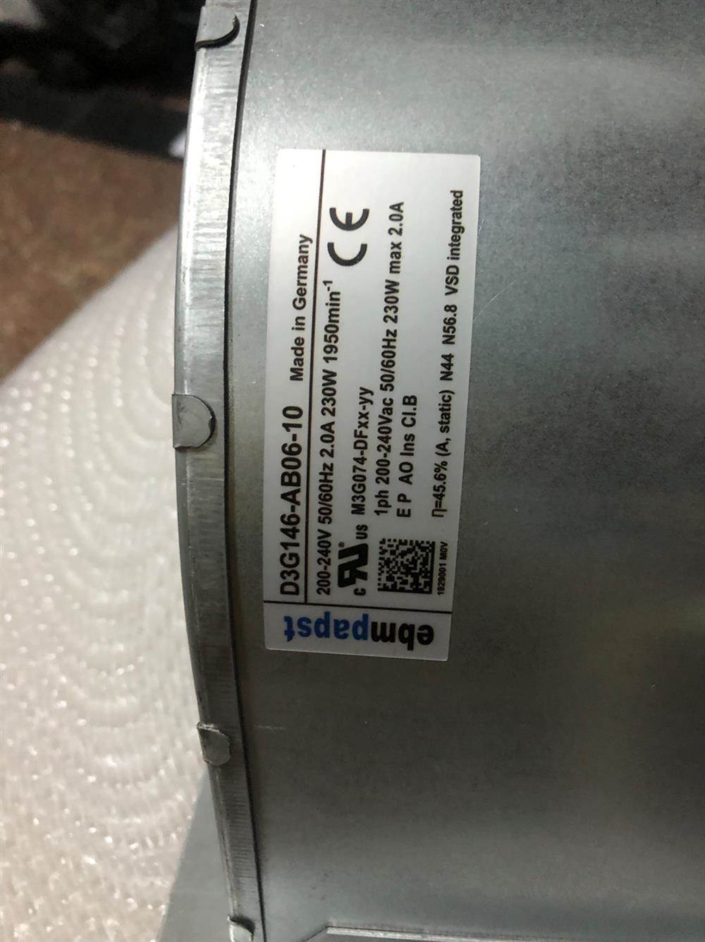 D3G146-AH50-16 -11 D3G146-AA05-05 D3G133-AB06-10德国进口风扇