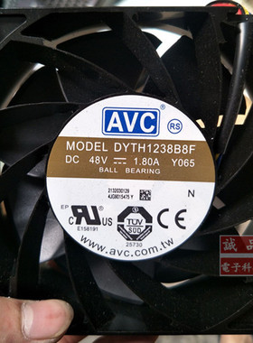 正品原装 AVC 12038  DYTH1238B8F 48V 1.80A 大风量服务器风扇