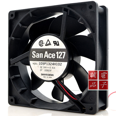 原装 Sanyo/三洋 109P1324H102  24V  0.41A 12038 12CM 散热风扇