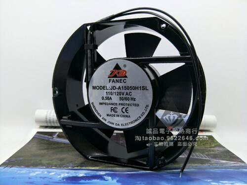 全新 JDFANEC JD-15050H1SL/H2SL 110V 220V 0.50A 17251散热风扇