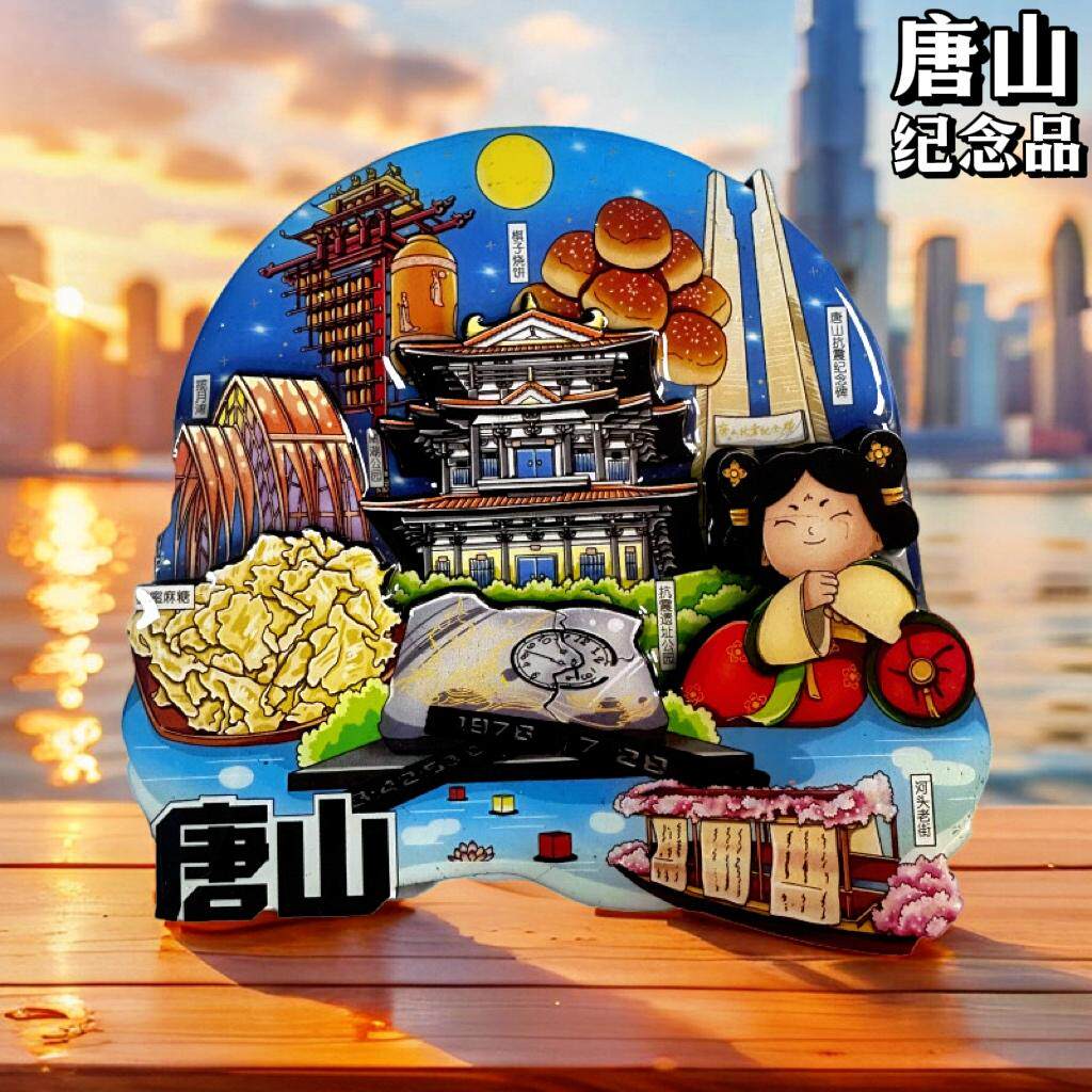 【唐山】河头老街文创冰箱贴天宫