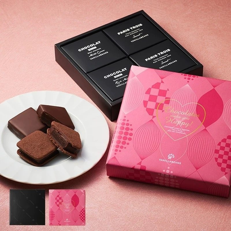 日本vanillabeans厚切生巧克力夹心饼干蛋糕贵妇甜品礼盒进口零食,零食/坚果/特产,夹心饼干,淘宝优惠券,粉丝福利购,淘宝优惠卷