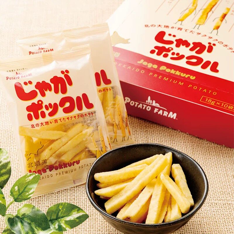 日本东京站限定卡乐比薯条三兄弟&times;东京香蕉黄油薯条网红送礼零食