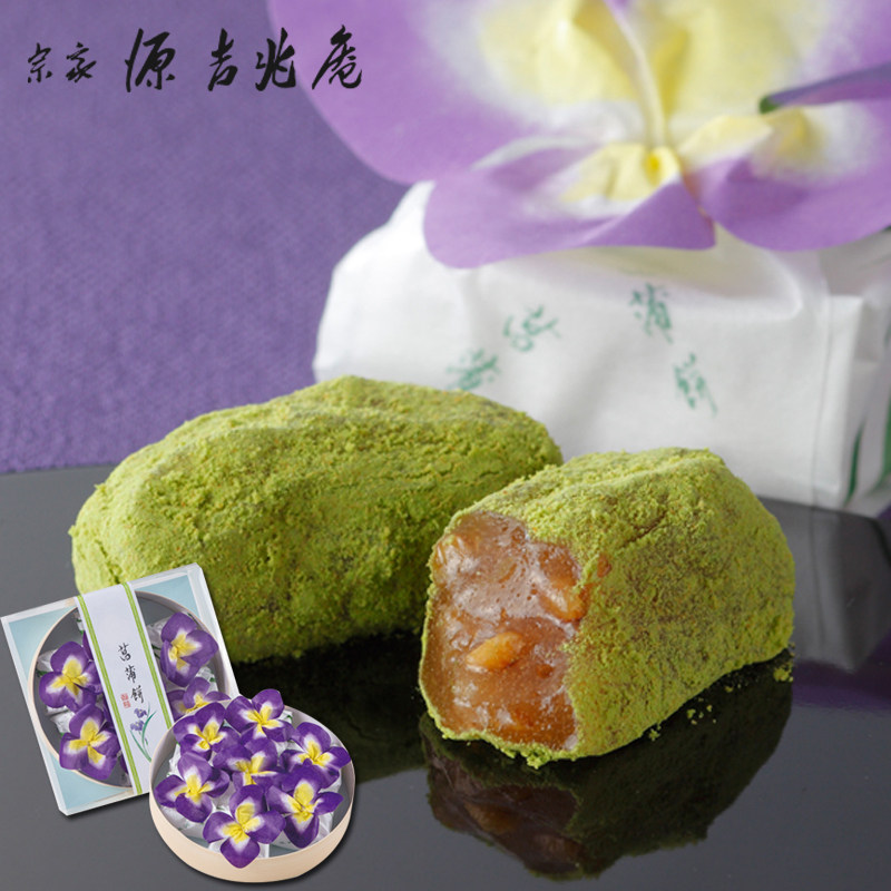日本宗家源吉兆庵季节限定端午节菖蒲饼年糕点心礼盒进口零食