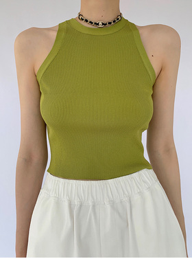 Stretch Slim Racerback Tank Top for Women弹力显瘦工字背心女