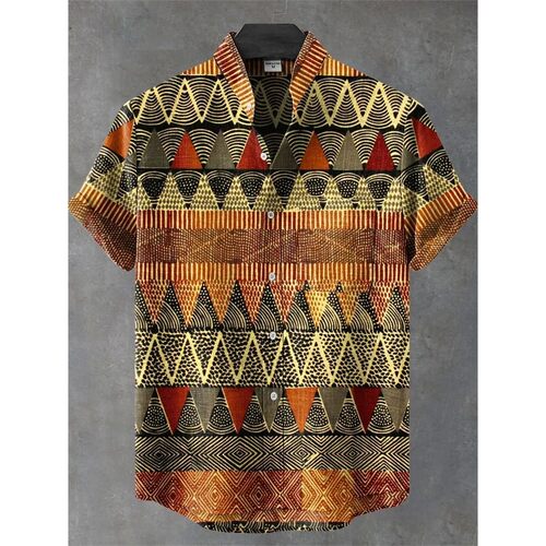 立领印花短袖T恤Stand up collar printed short sleeved T-shirt