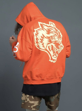 Men's loose fitting sports fitness sweater男宽松套头休闲卫衣