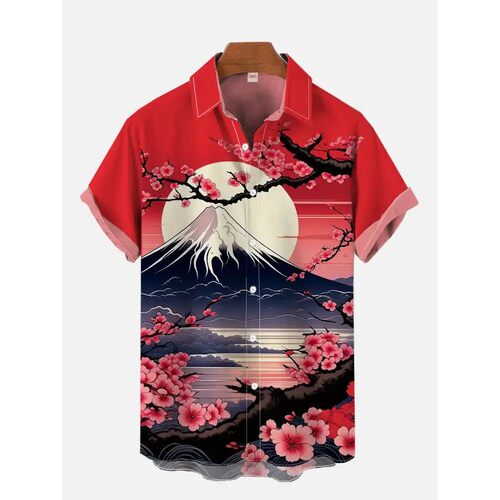 翻领卷边短袖T恤Flip collar rolled edge short sleeved T-shirt