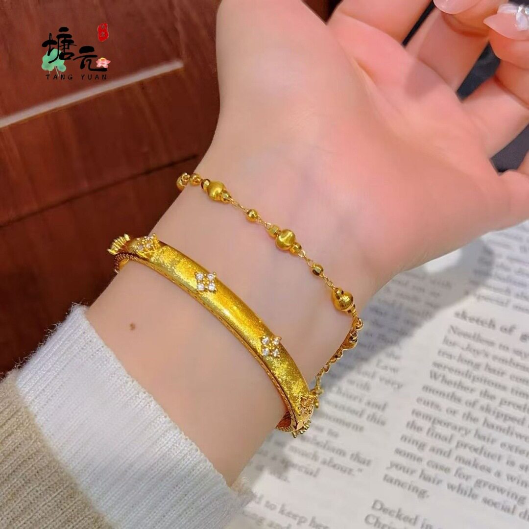 网红款法式复古两戴永夜星河手链女款时尚轻奢摧残蹦迪珠猫眼手饰