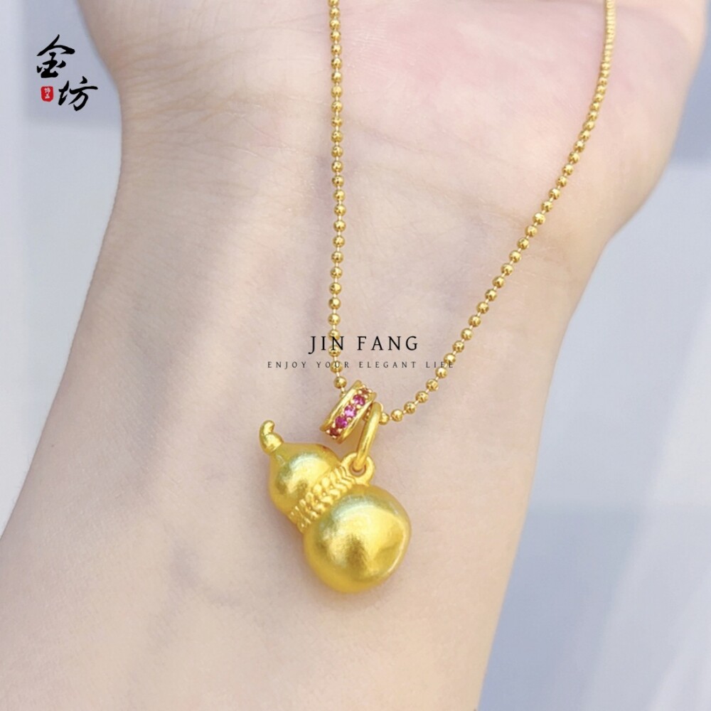 金店同款沙金999葫芦吊坠diy饰品