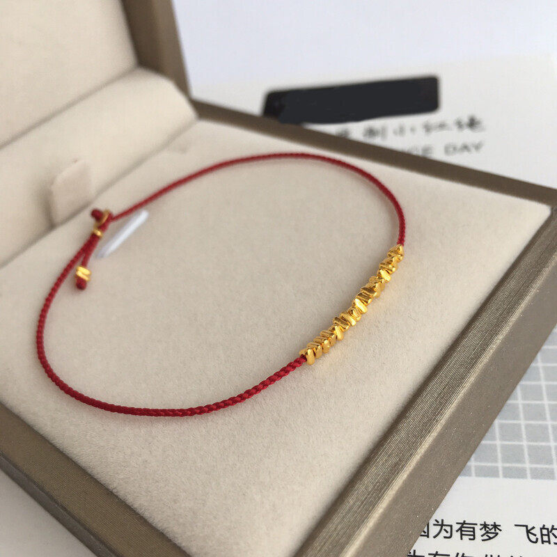 吉祥编织红绳手链本命年新款手工