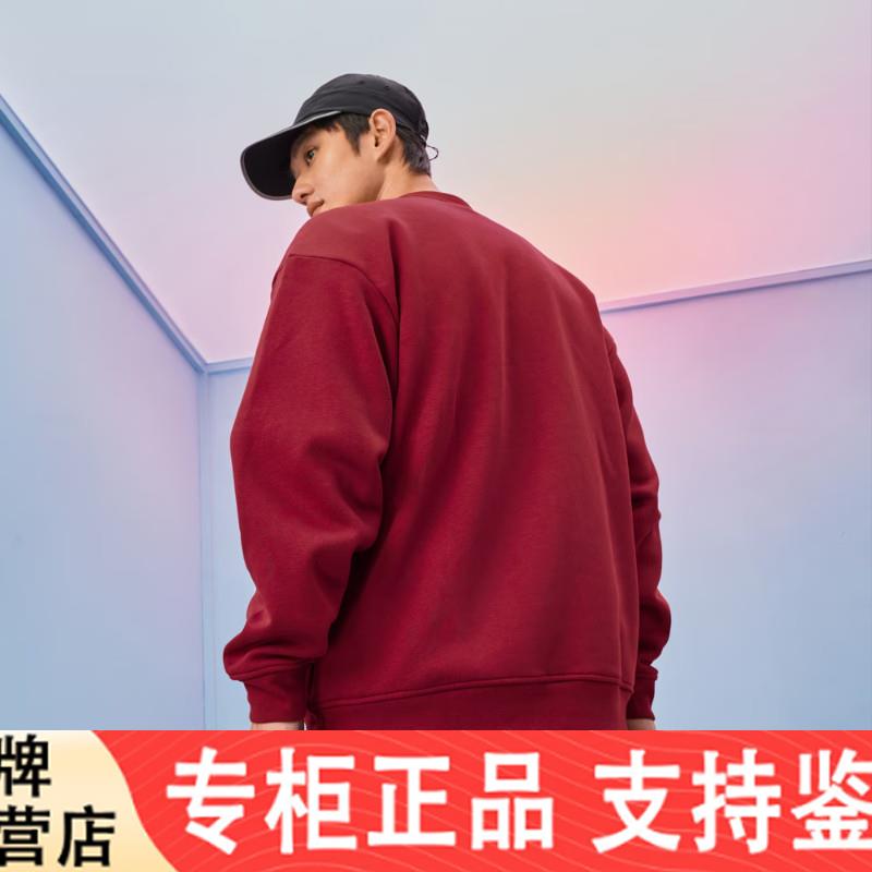 Adidas卫衣情侣款抓绒运