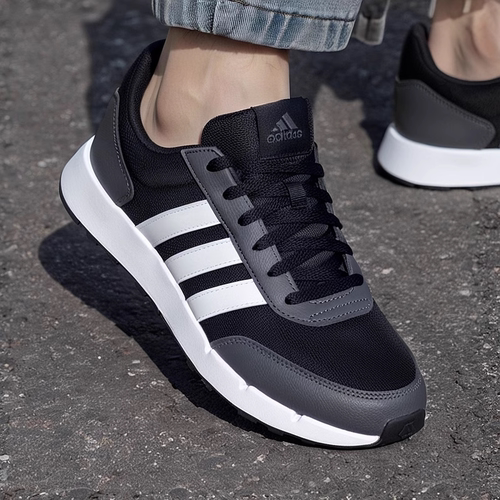 Adidas春季新款透气黑色轻便运动RUN 60s复古耐磨跑步鞋IF1553