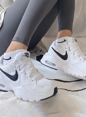 Nike/耐克女鞋夏季白色网面老爹鞋运动休闲鞋气垫跑步鞋CJ1671