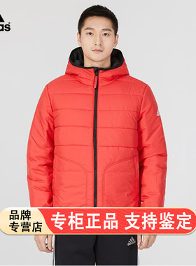 正品阿迪达斯 Y23 RVSB PD JKT男子户外保暖舒适双面棉服HY7219