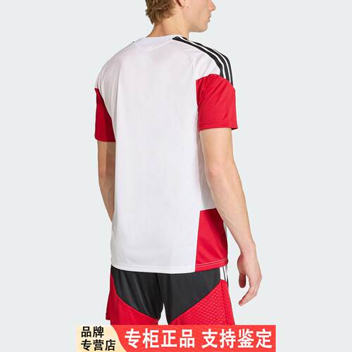 Adidas/阿迪达斯官方正品2026年男士修身圆领运动短袖T恤KB4440